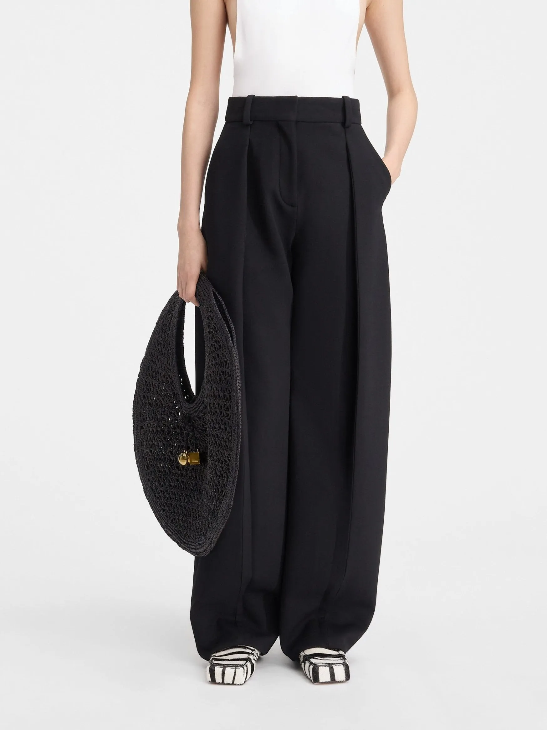 Jacquemus The Paseo Pants in Black