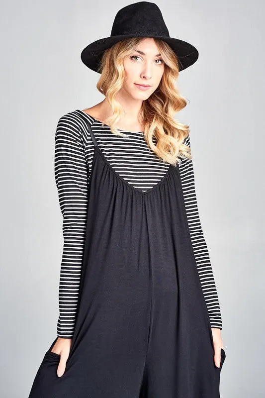 JUST BECAUSE SOLID JUMPER BLK