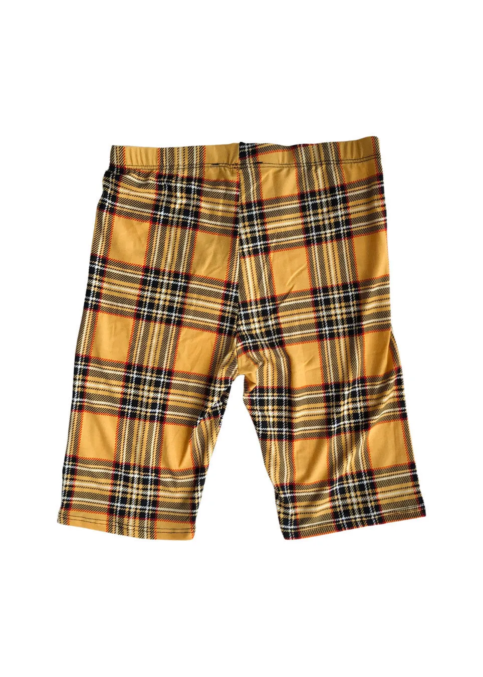 Kaylee Biker Shorts - Yellow