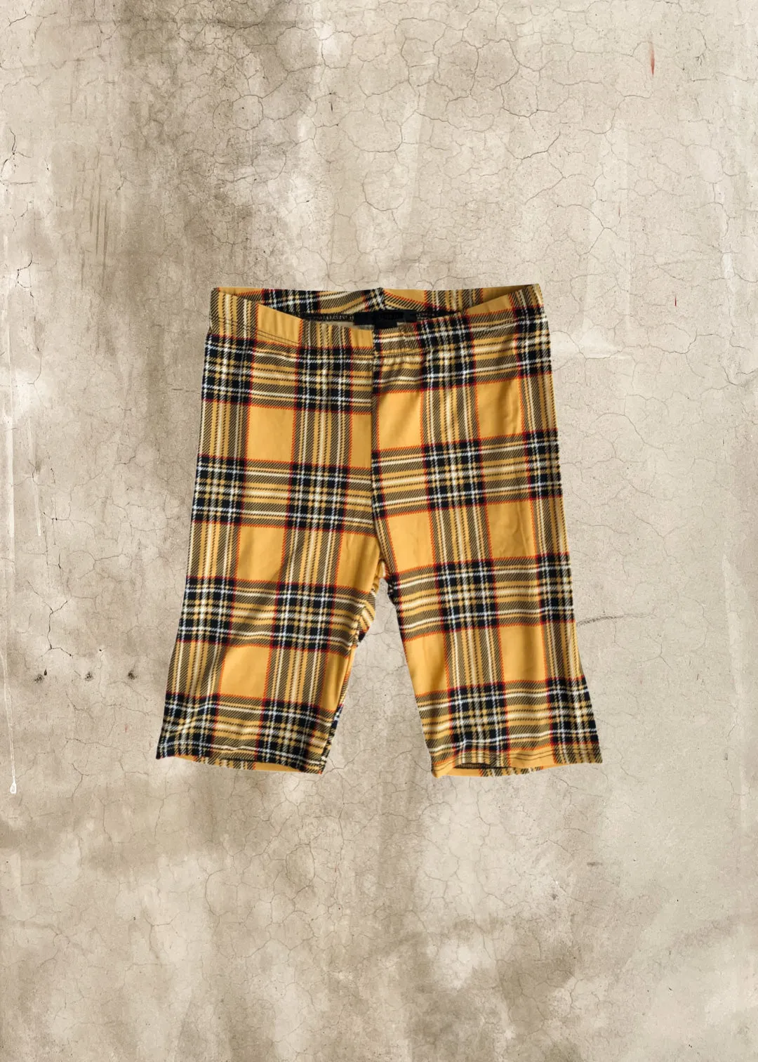 Kaylee Biker Shorts - Yellow