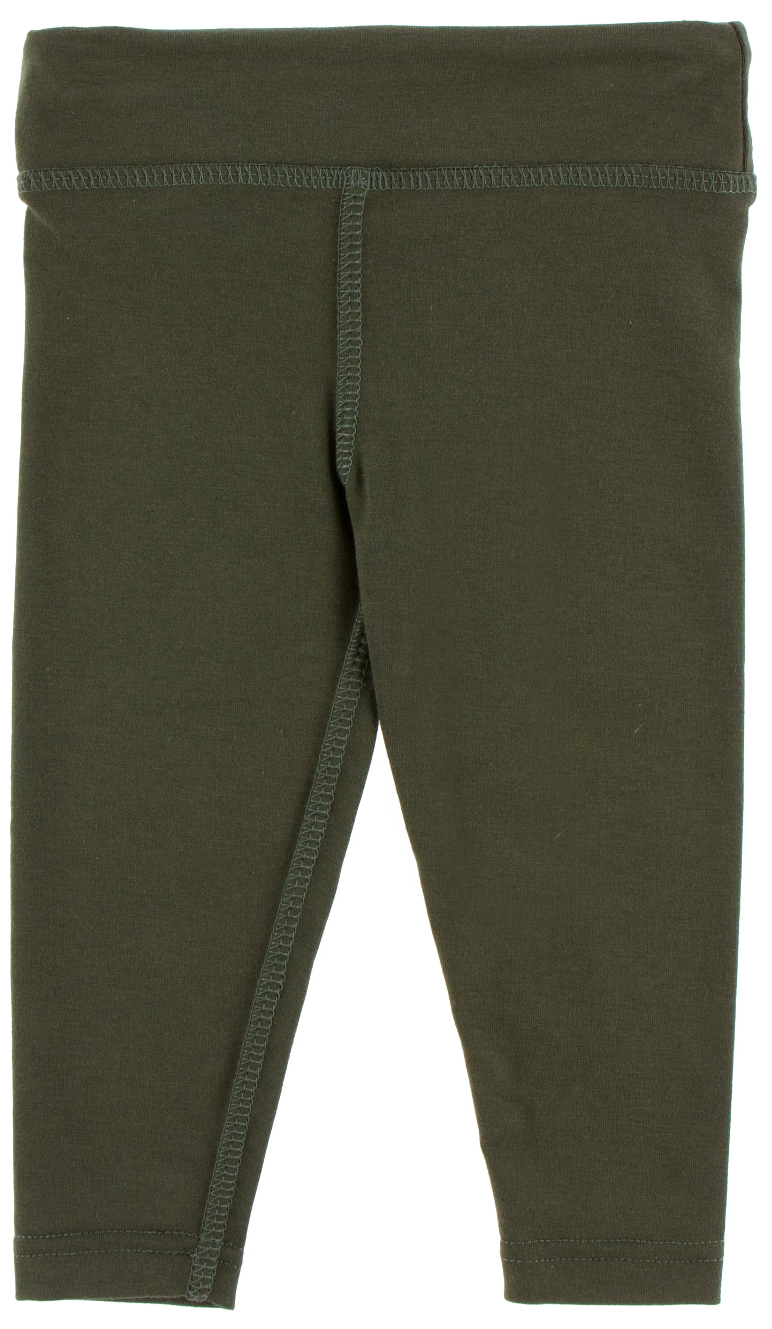 KicKee Pants Solid Succulent Performance Jersey Leggings with Waistband