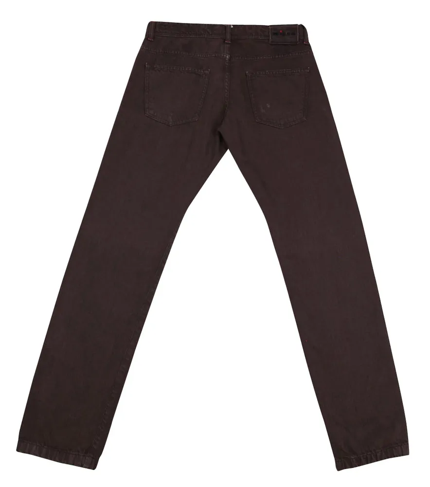 Kiton Brown Jeans - Slim