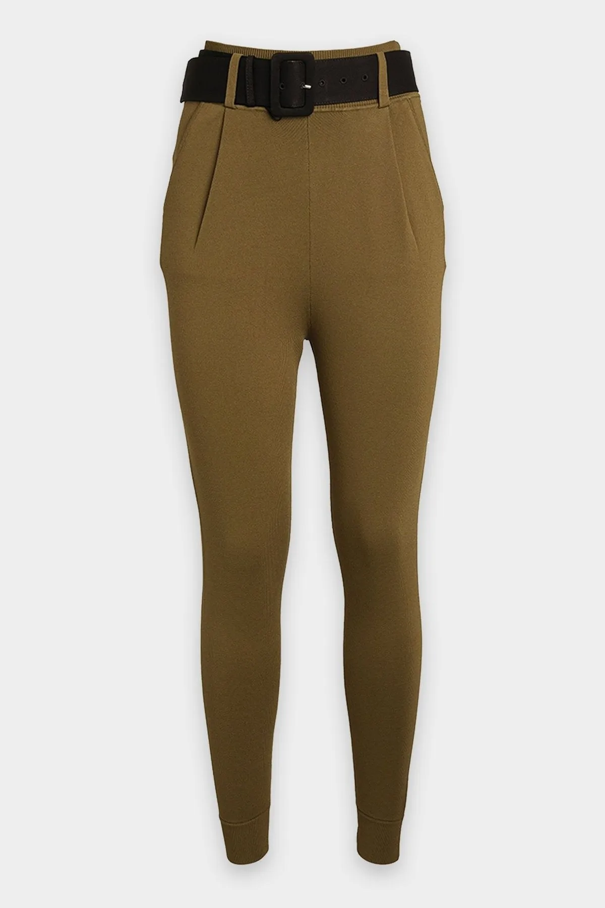 Knitted Jogger Pant in Khaki