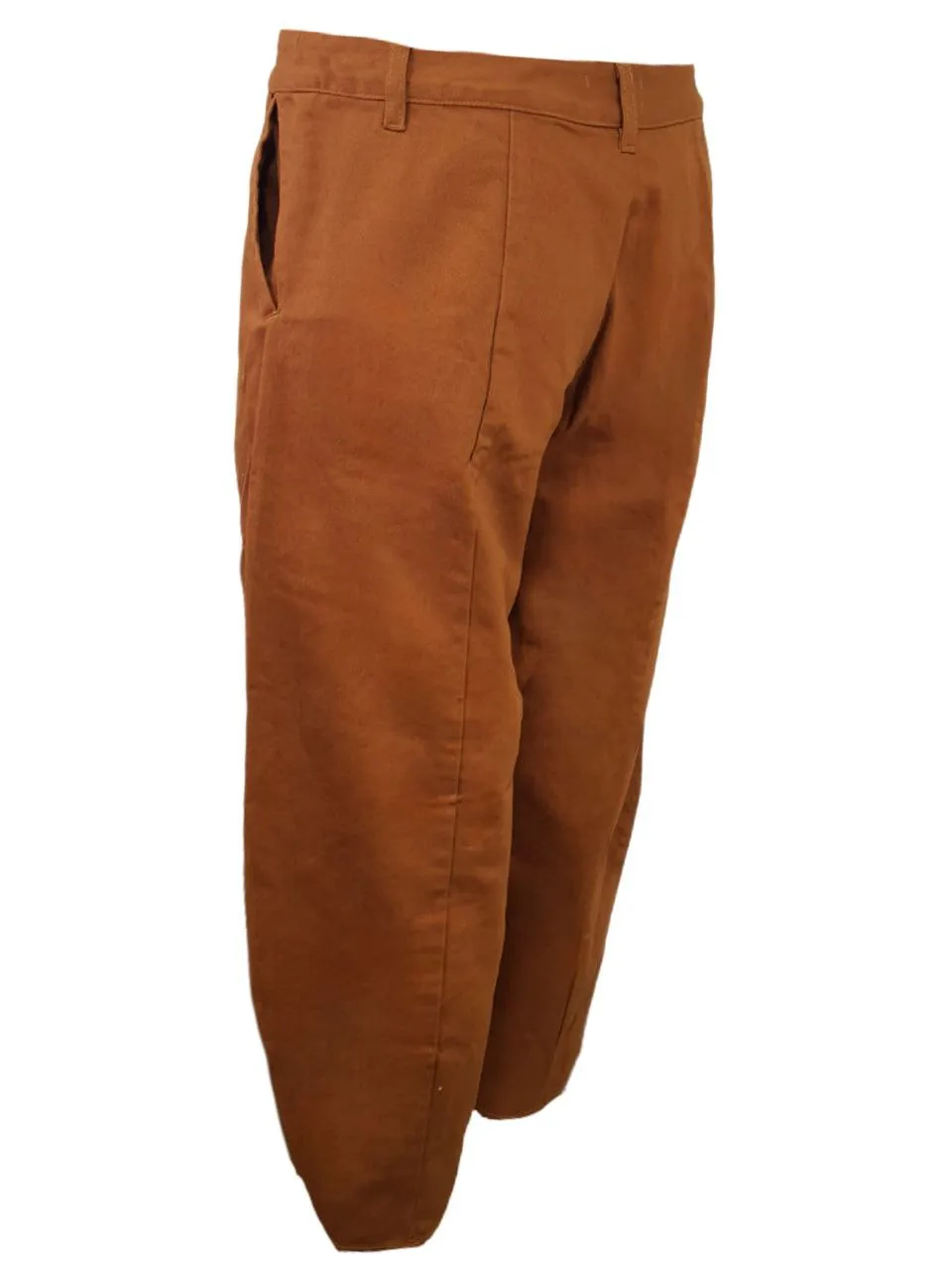 KOWTOW Women's Brown Brass Denim Sculptor Pant #W20PD04 X-Small NWT