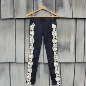 Lace & Night Leggings