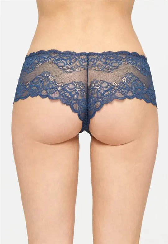 Lace Cheeky Panty - Midnight