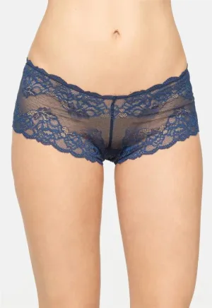 Lace Cheeky Panty - Midnight