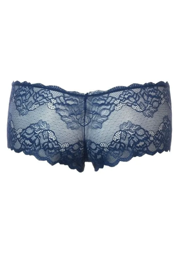 Lace Cheeky Panty - Midnight
