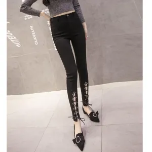 Lace-Up Pants