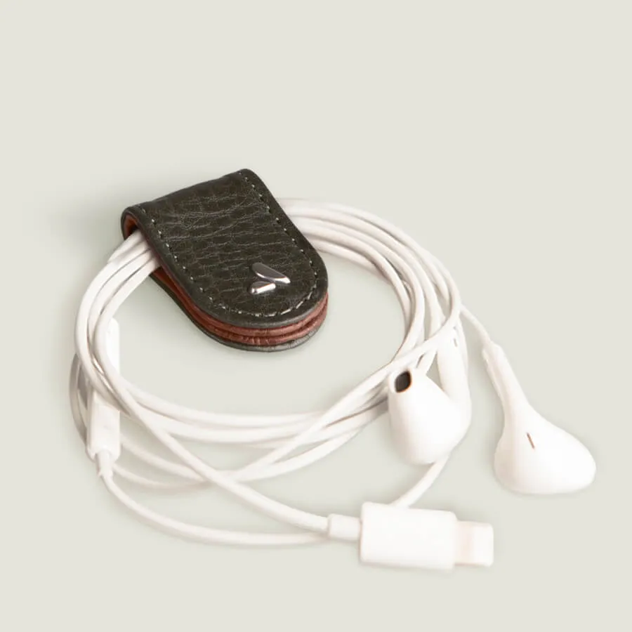 Leather jaws Cable Holder