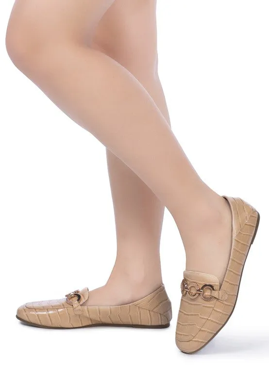 London Rag Textured Flat Shoes