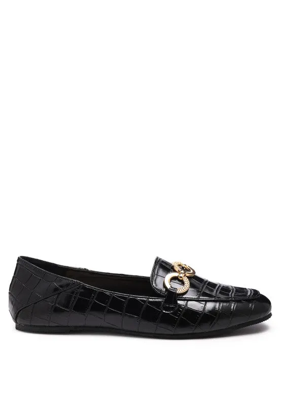 London Rag Textured Flat Shoes
