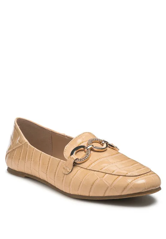 London Rag Textured Flat Shoes