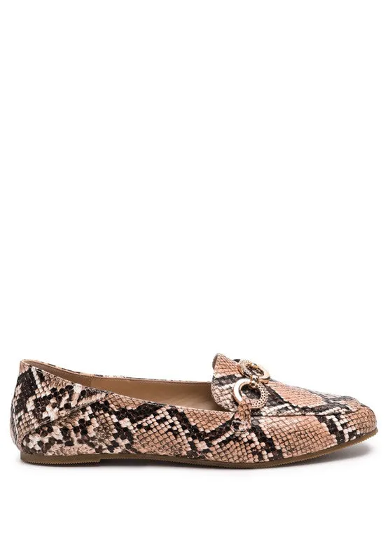 London Rag Textured Flat Shoes