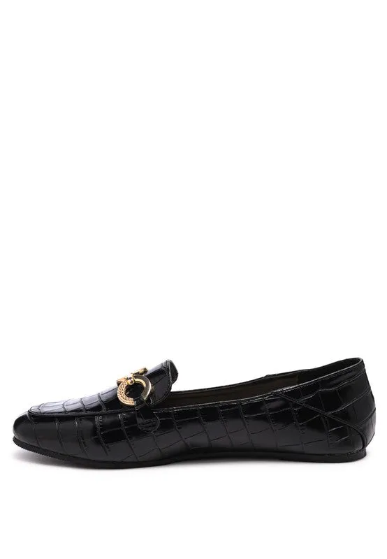London Rag Textured Flat Shoes