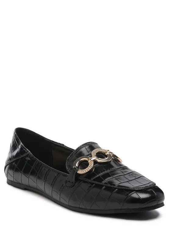 London Rag Textured Flat Shoes