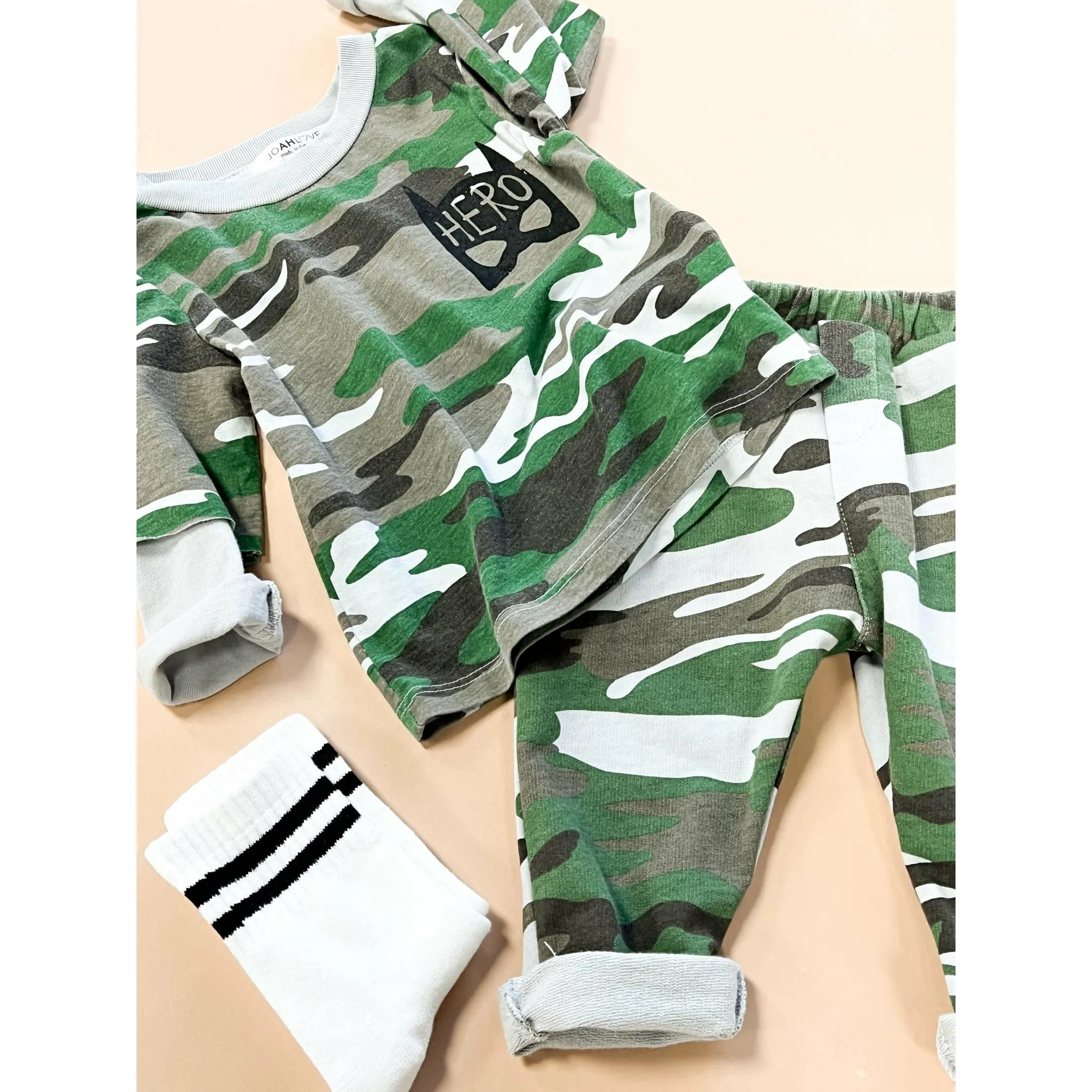 Luka Hero Tee | Camo | Ash