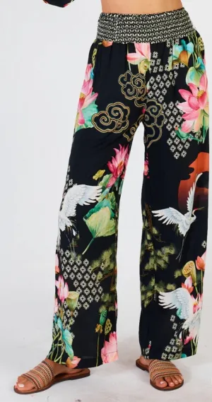 Lula Soul Yoshiko print pants