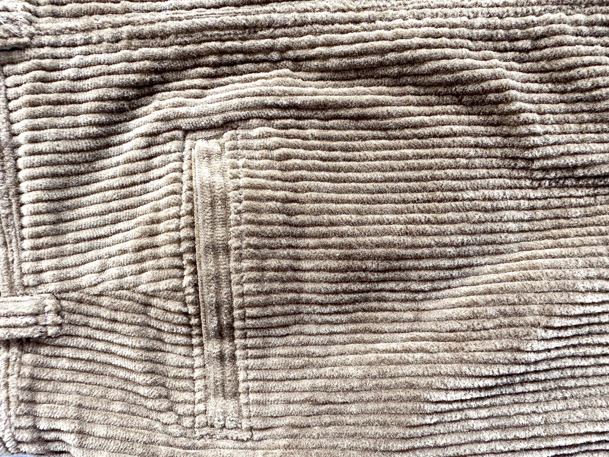 Madewell Corduroy Brown Autumnal Pocket Front A-Line Mini Skirt