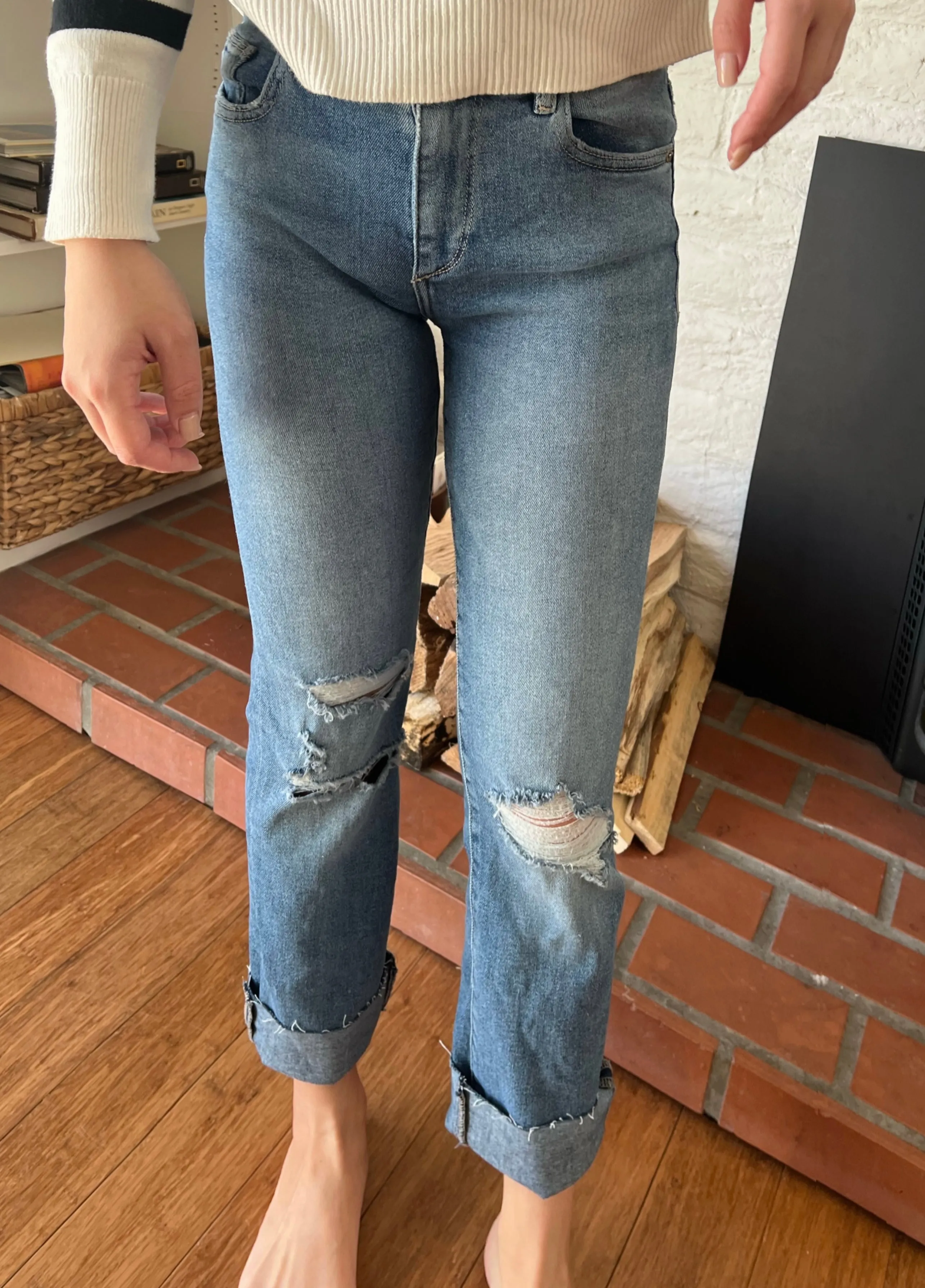 Mara Straight : Mid Rise Ankle