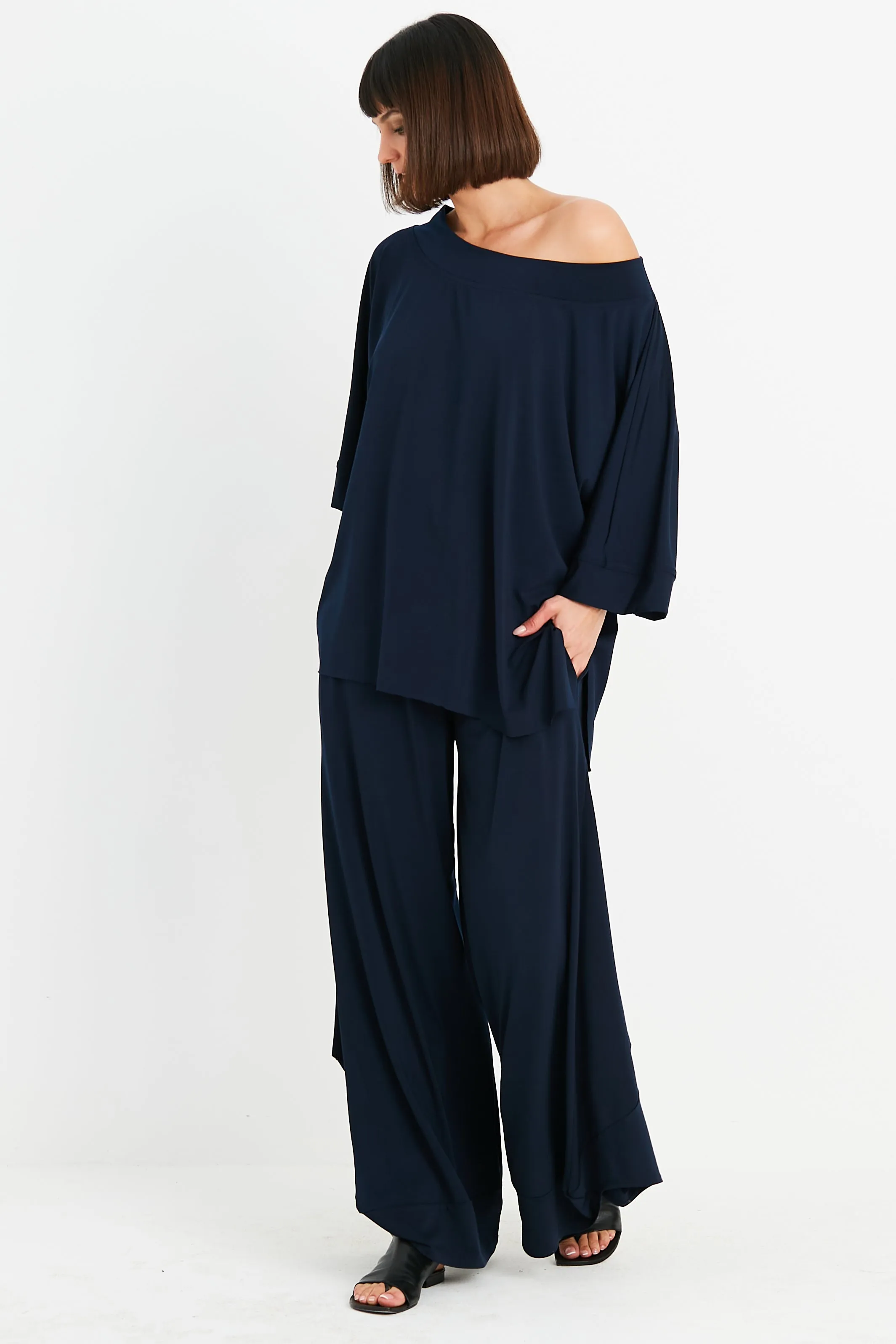 Matte Jersey Balloon Pants
