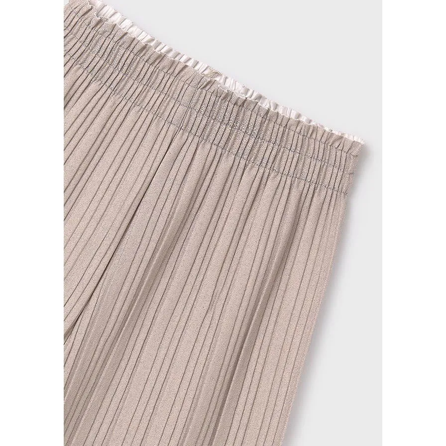 Mayoral Champagne Pleated Pants