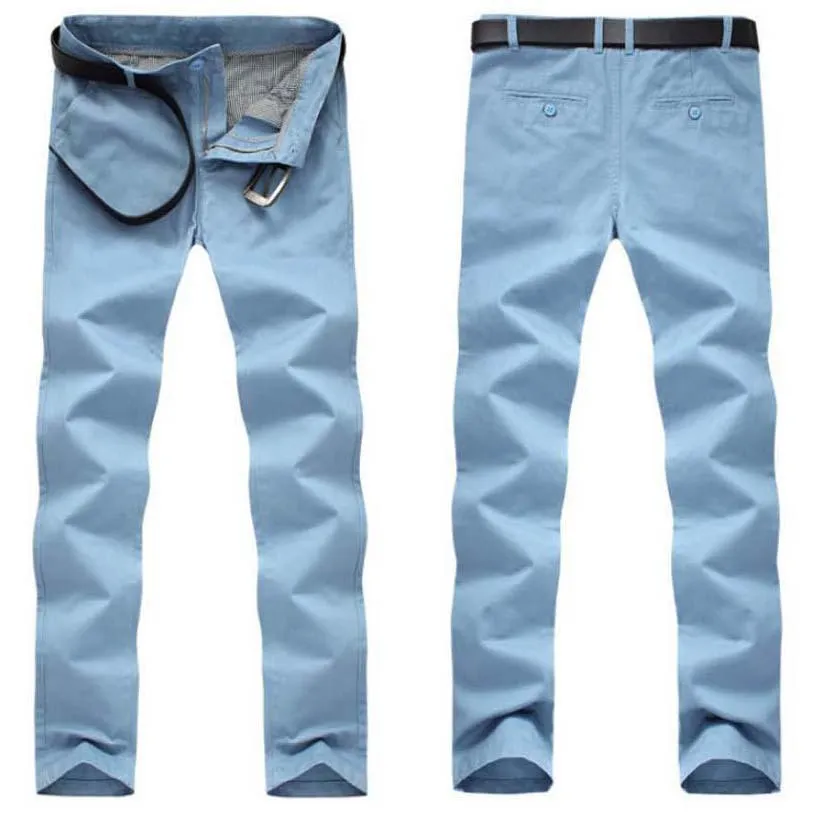 Men's Cotton Khaki Pants In 6 Colors
