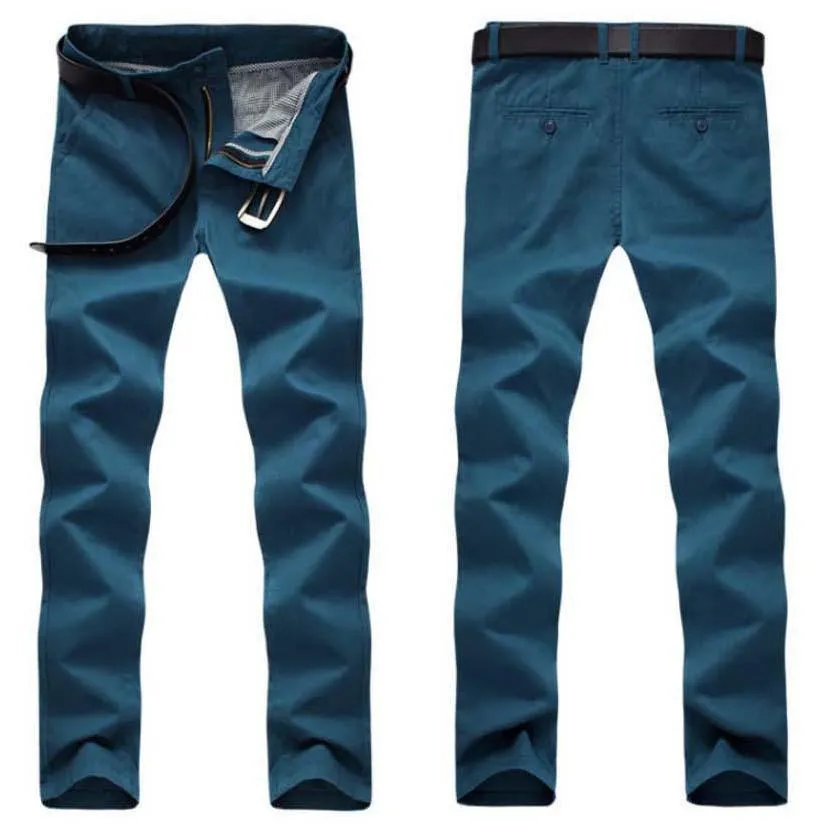 Men's Cotton Khaki Pants In 6 Colors