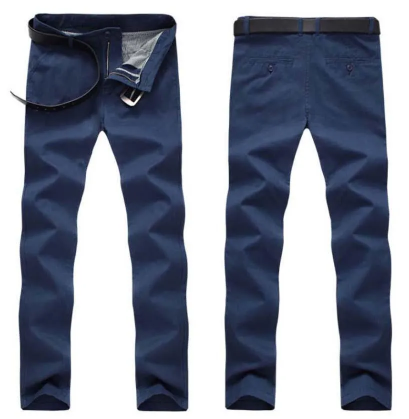 Men's Cotton Khaki Pants In 6 Colors