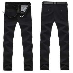 Men's Cotton Khaki Pants In 6 Colors
