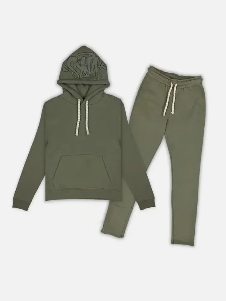 Men's Cotton Printed Tracksuit 2PCS