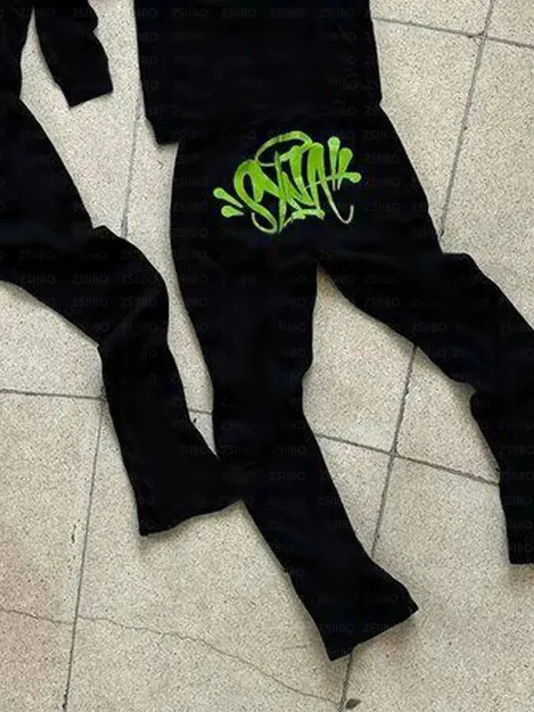 Men's Cotton Printed Tracksuit 2PCS