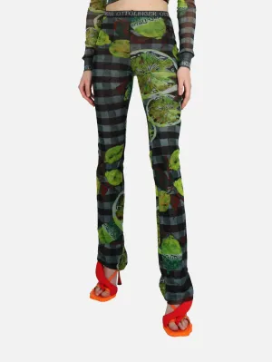 Mesh Pants - Lemon Print