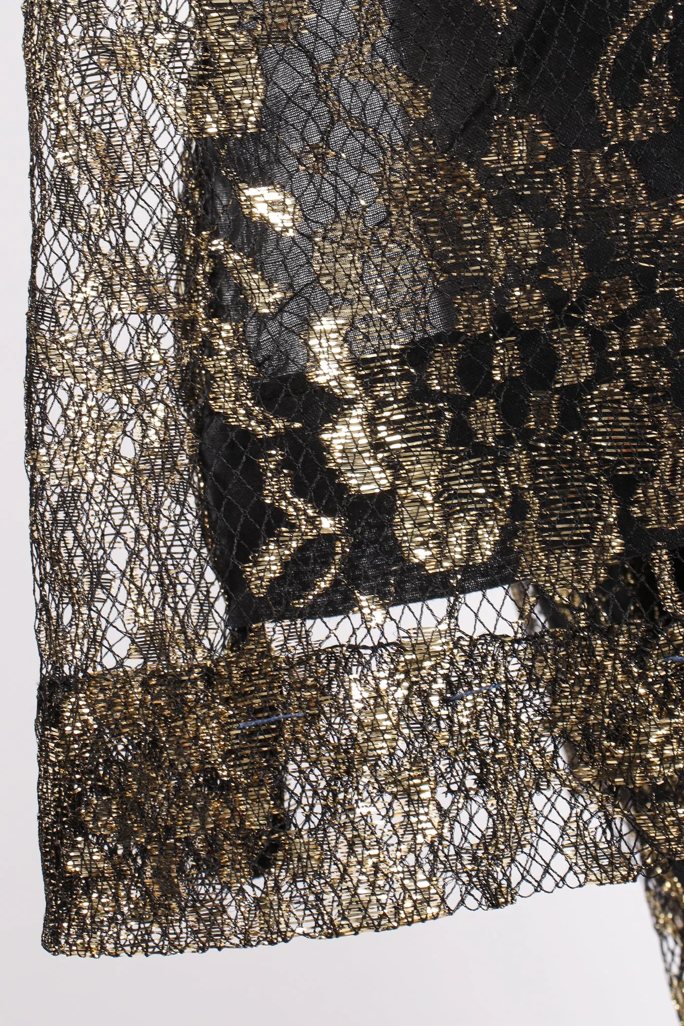 Metallic Lace Tunic & Pant Set