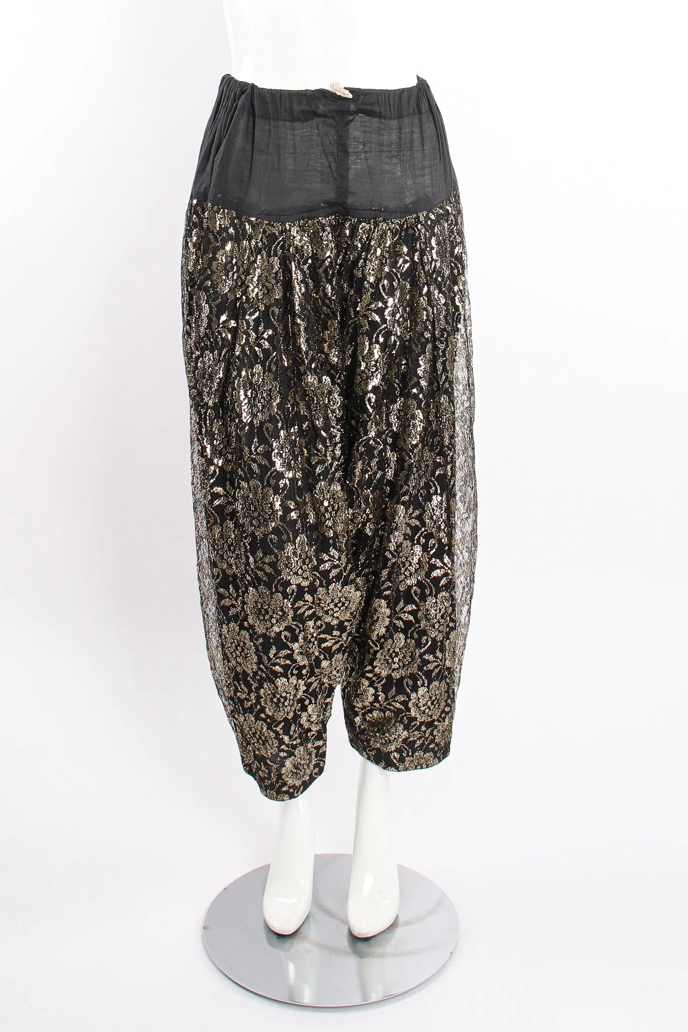 Metallic Lace Tunic & Pant Set