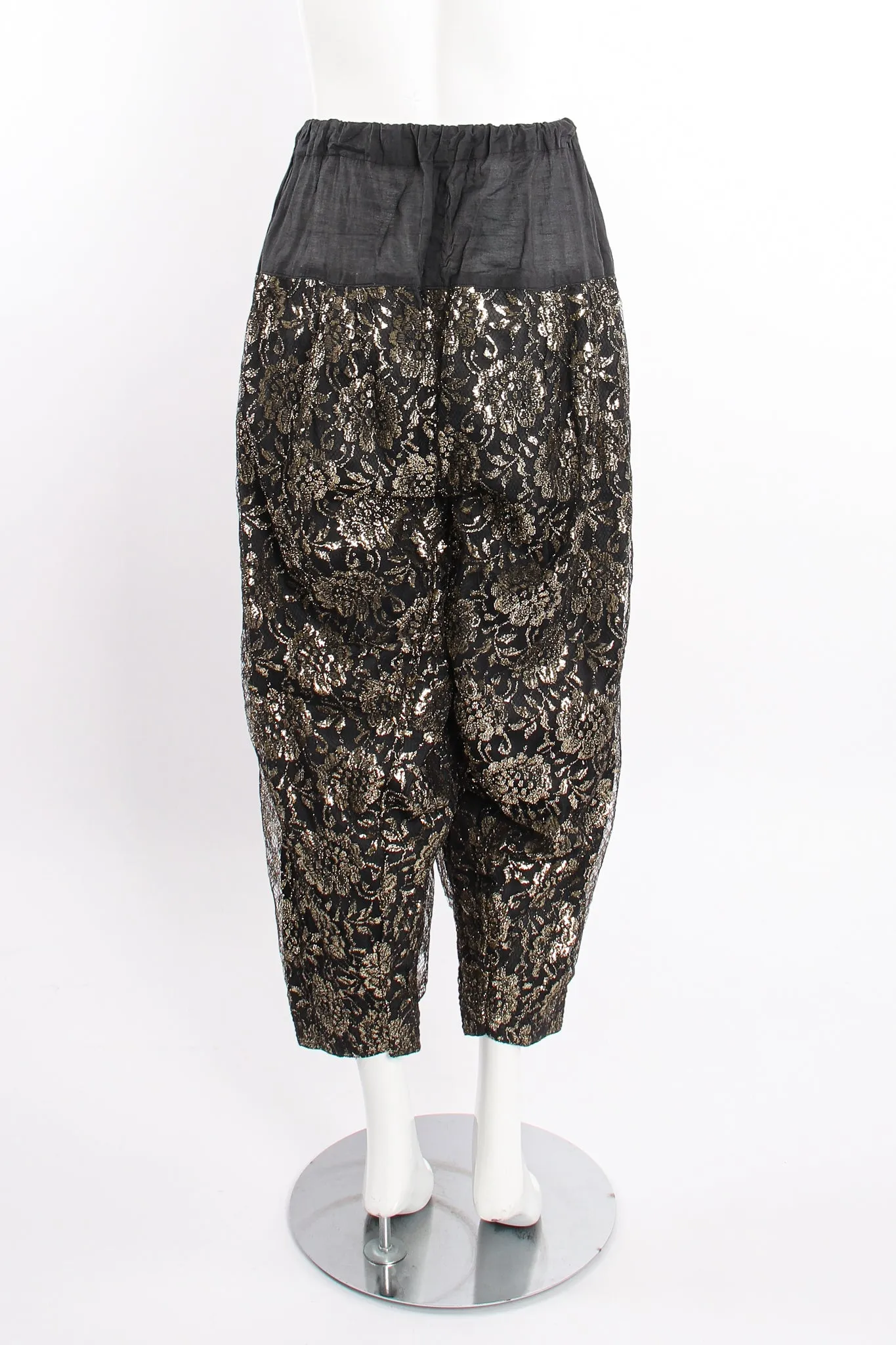 Metallic Lace Tunic & Pant Set