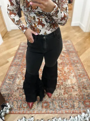 Midnight Lace Flares