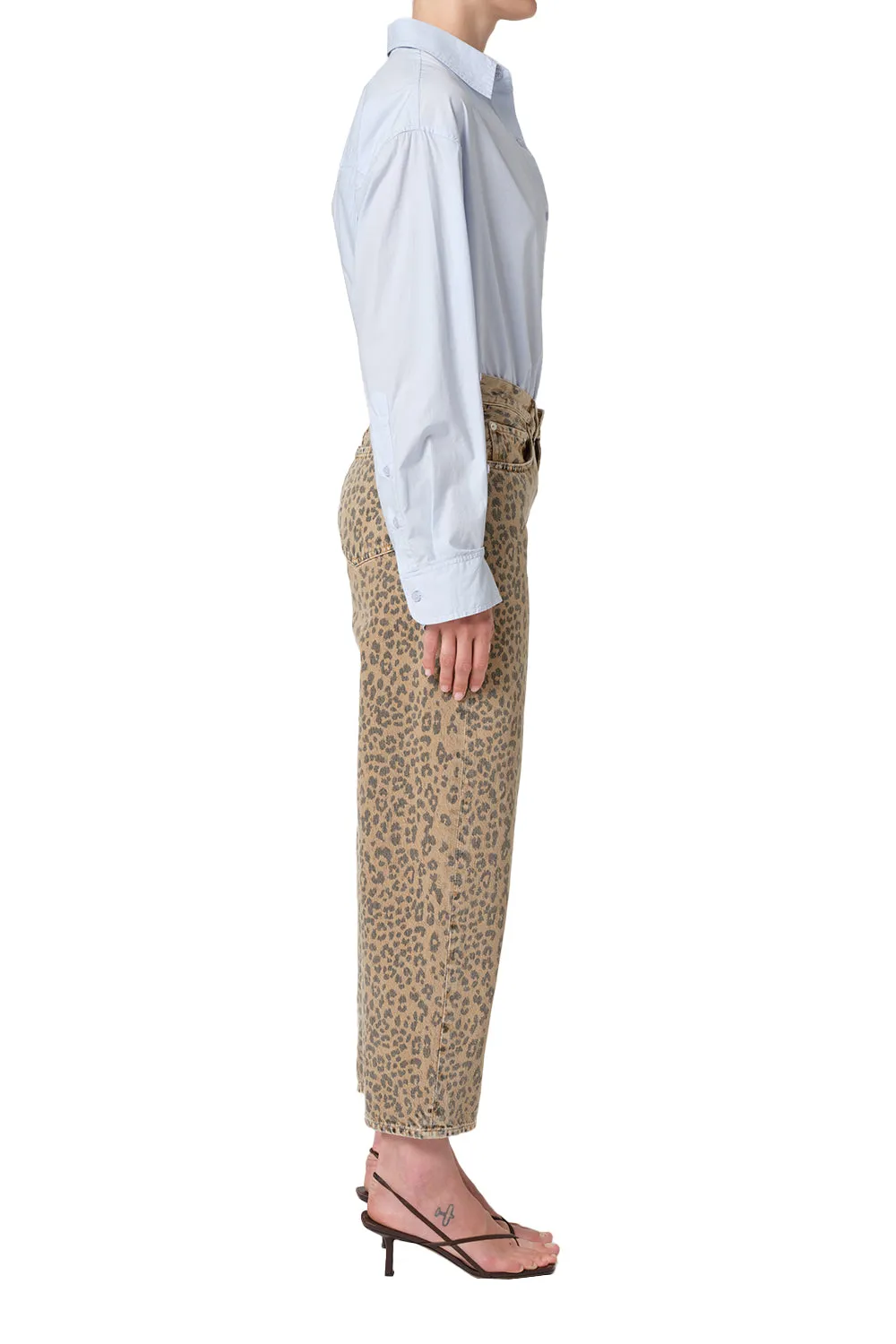 Miro Pant in Natural Cheetah