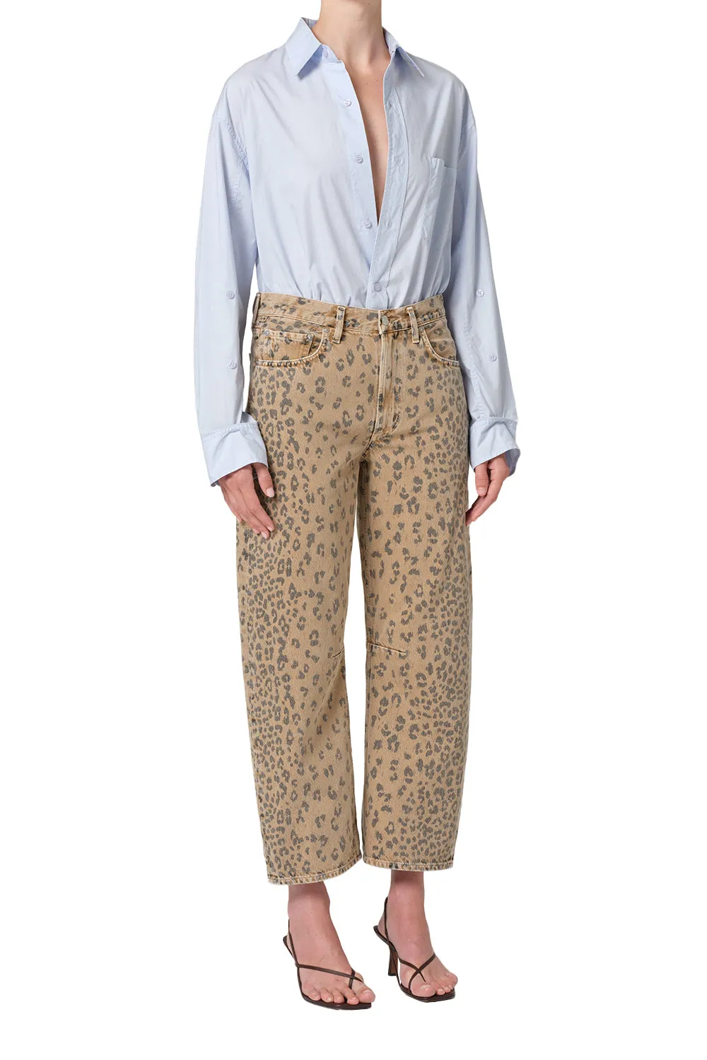 Miro Pant in Natural Cheetah