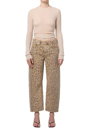 Miro Pant in Natural Cheetah