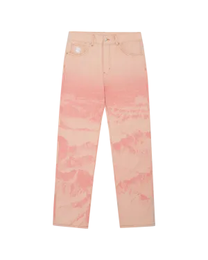 Mountain Print Astro Denim Pant