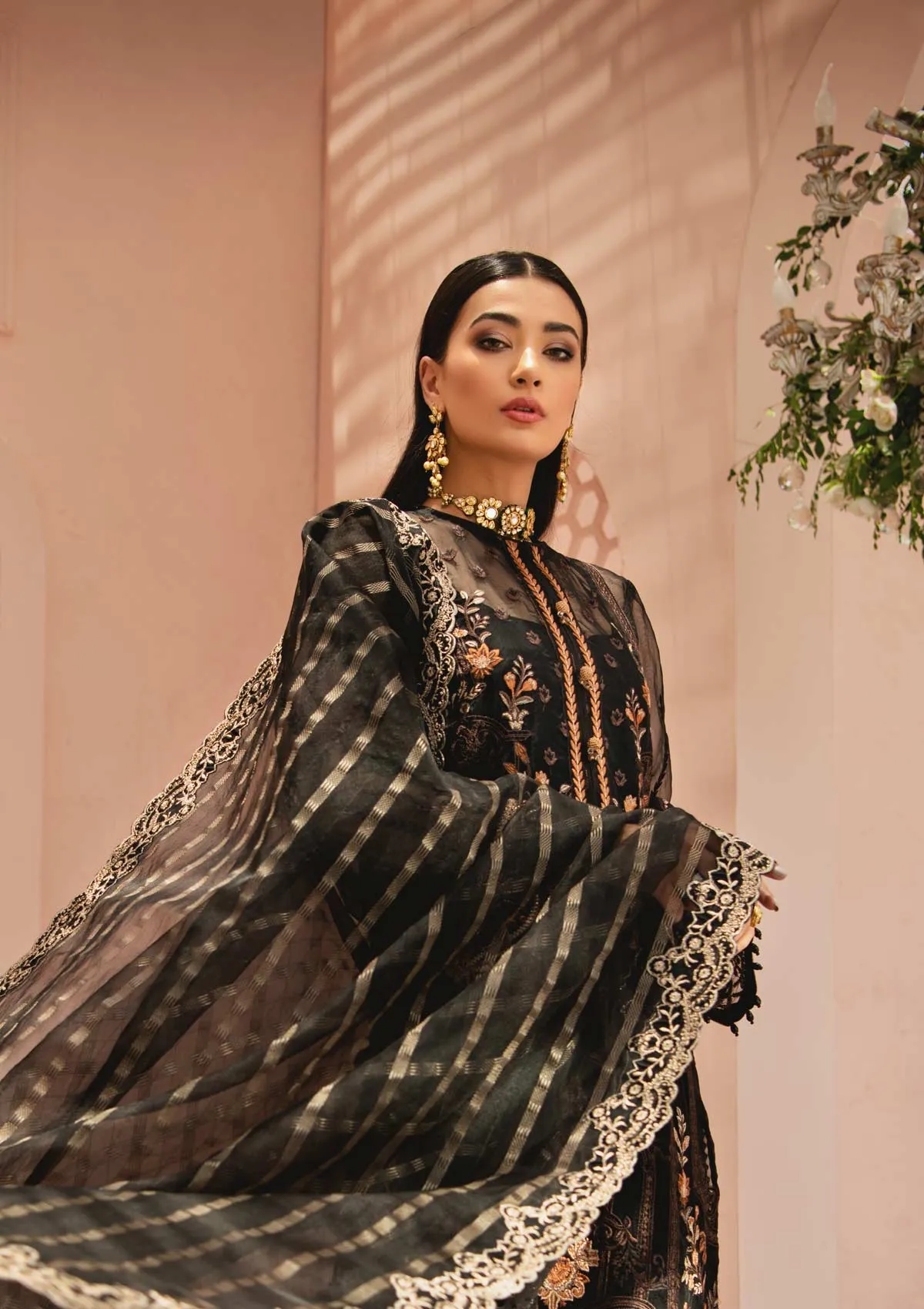 MYSTIQUE - LOOK 04 | AIK Atelier Festive Mystique Organza & Tule 2021 Collection | Unstitched Embroidered Organza Suits