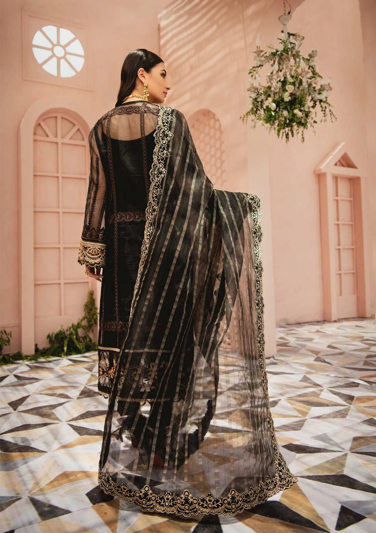 MYSTIQUE - LOOK 04 | AIK Atelier Festive Mystique Organza & Tule 2021 Collection | Unstitched Embroidered Organza Suits