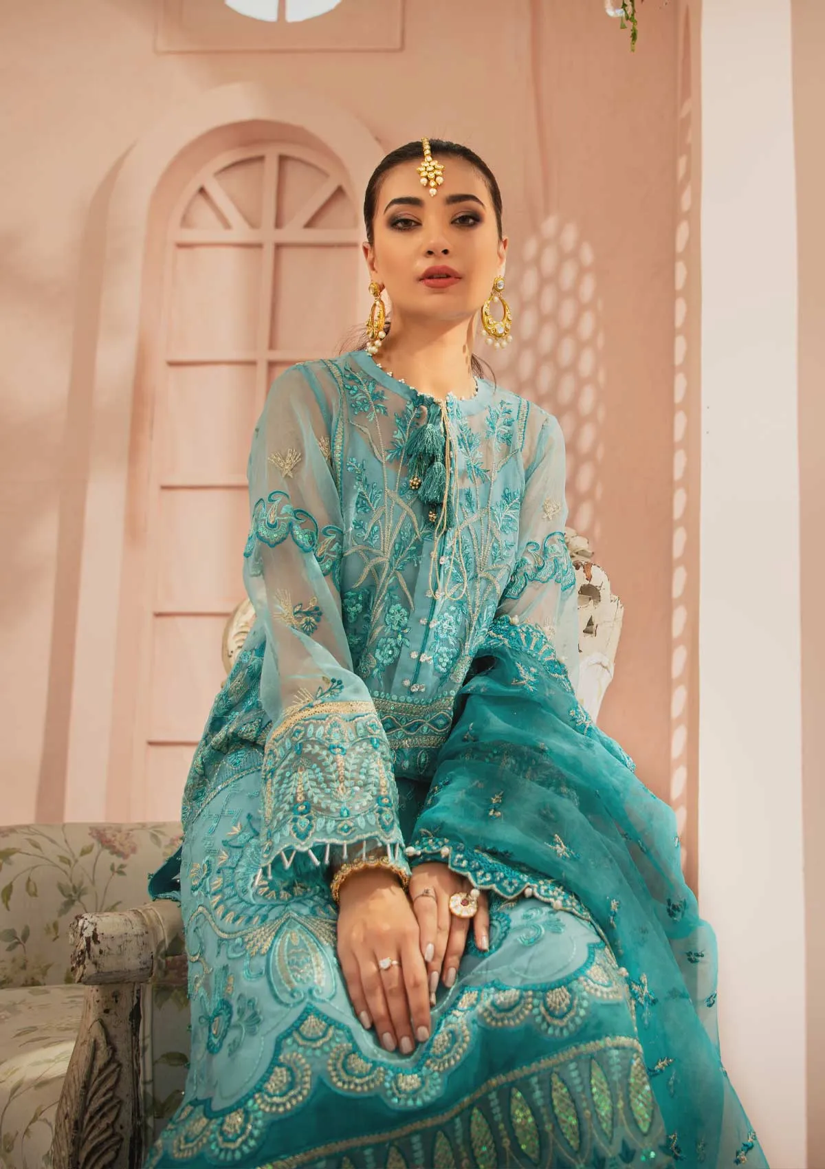 MYSTIQUE - LOOK 10 | AIK Atelier Festive Mystique Organza & Tule 2021 Collection | Unstitched Embroidered Organza Suits