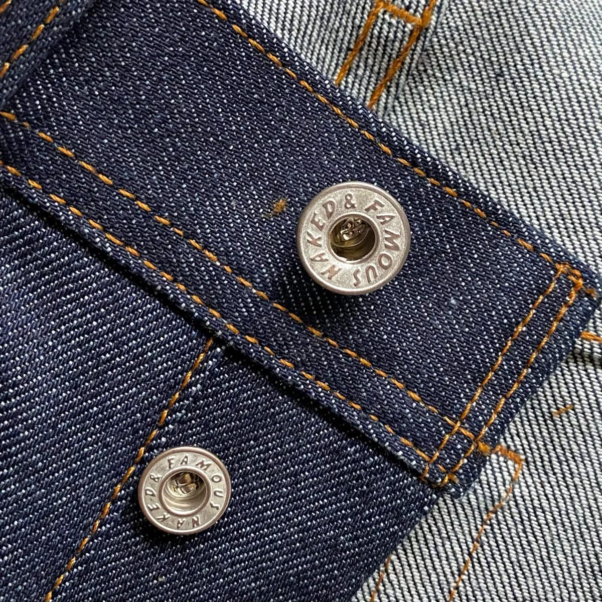 Naked & Famous Denim Dirty Fade Selvedge - Weird Guy Jeans
