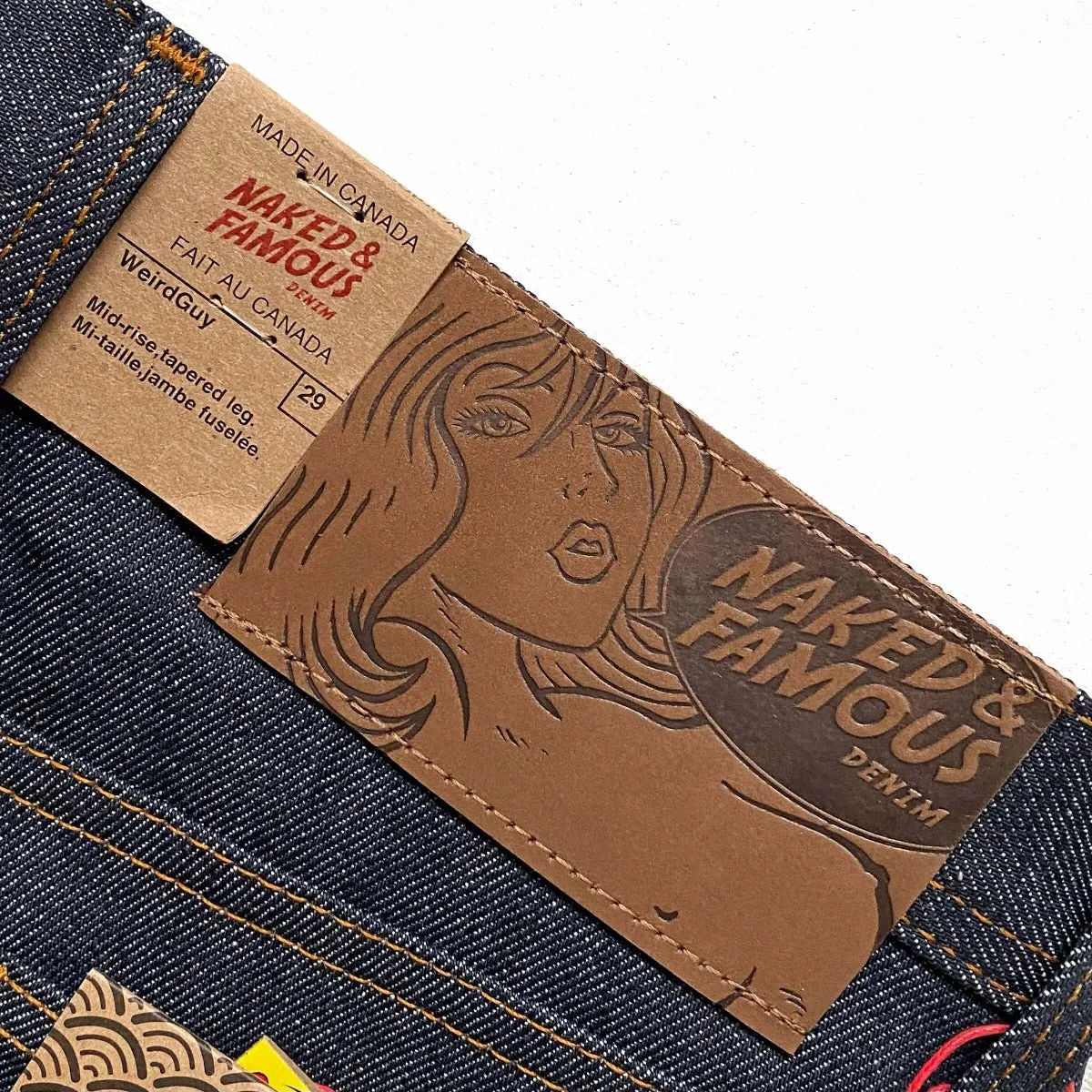 Naked & Famous Denim Dirty Fade Selvedge - Weird Guy Jeans