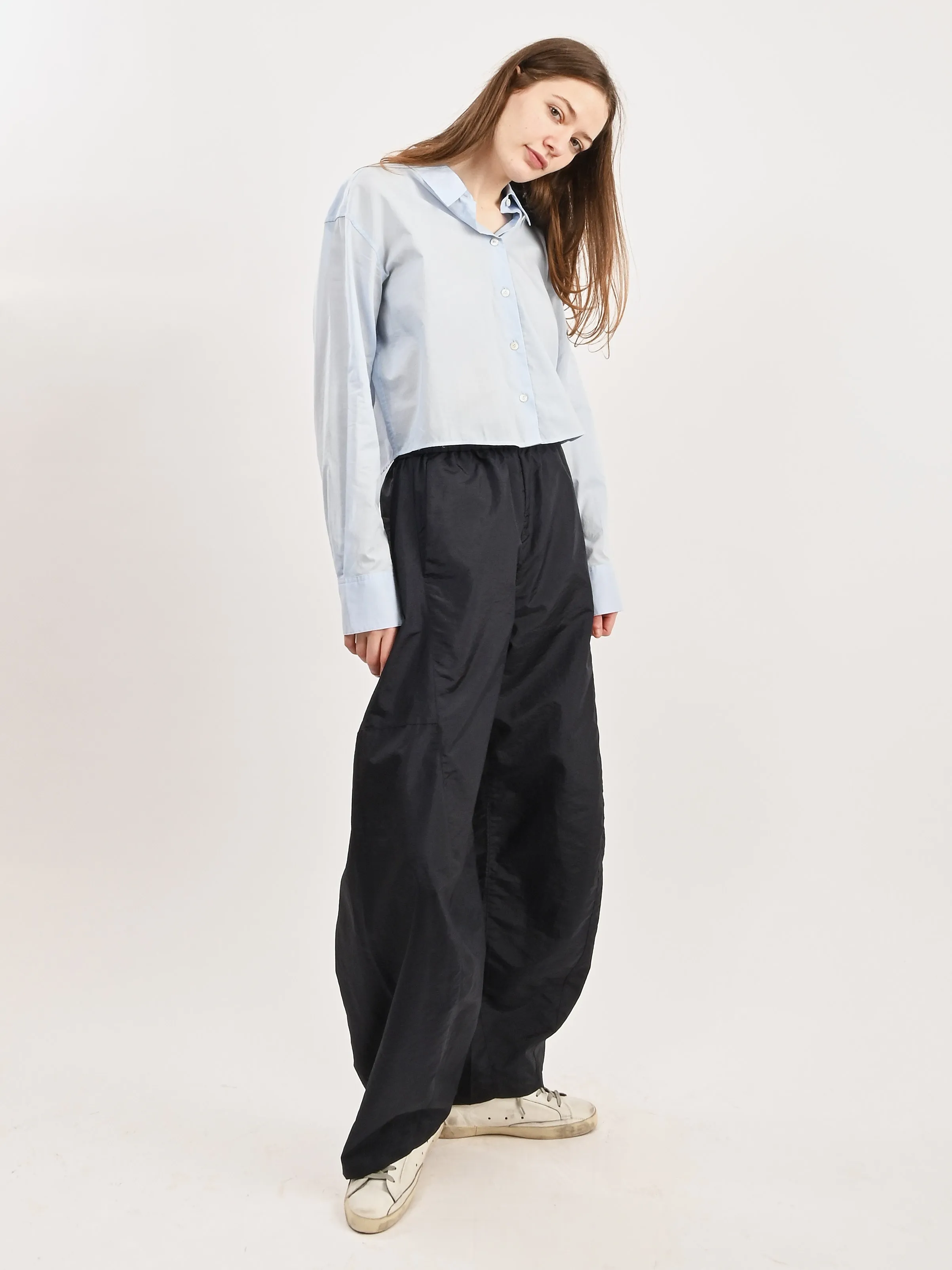 Navy Crispy Nylon Winslow Pant
