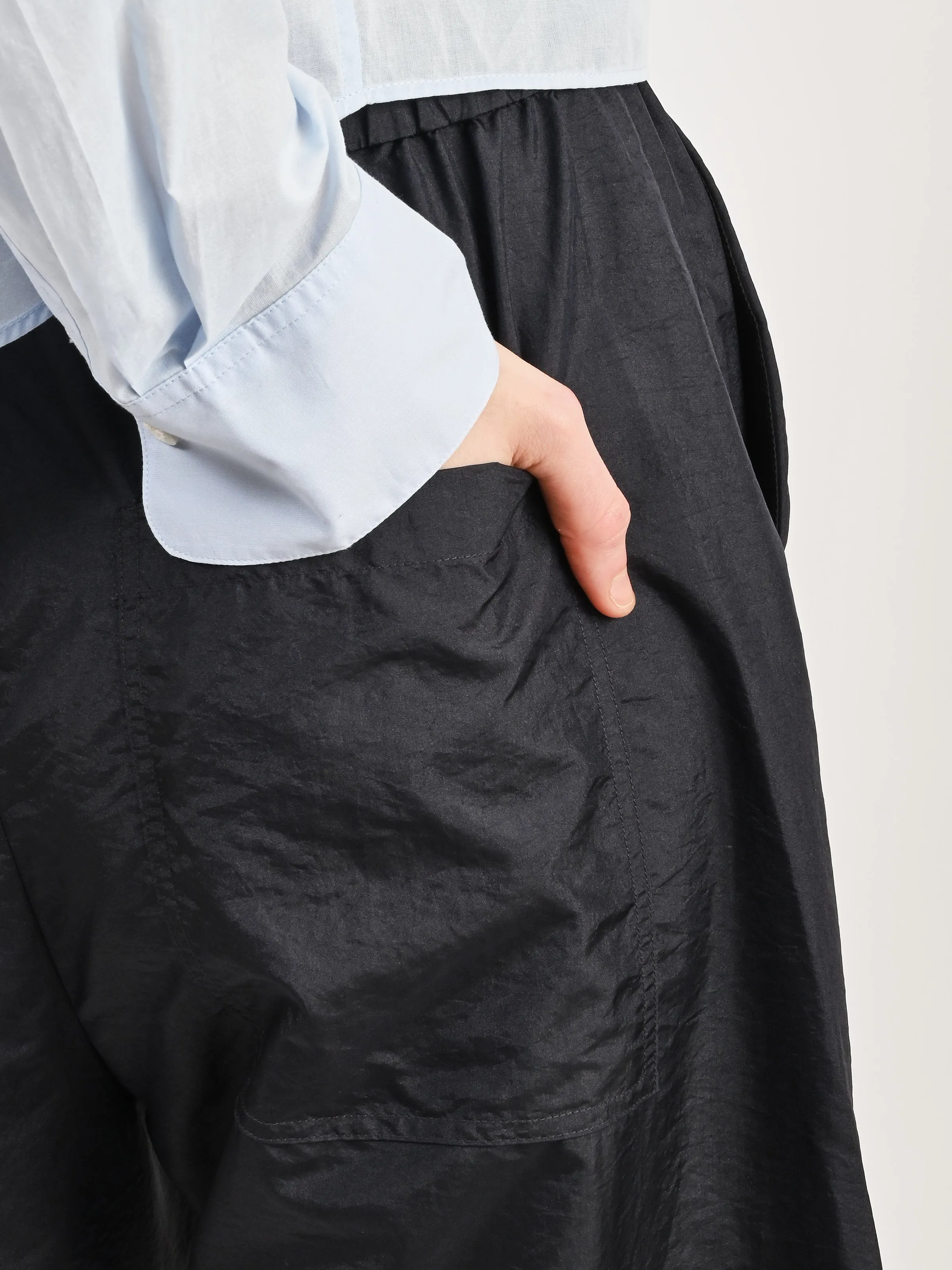 Navy Crispy Nylon Winslow Pant