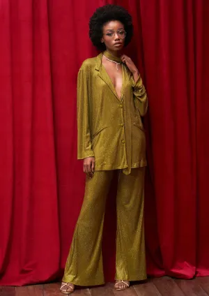 Olive sparkle co-ord set
