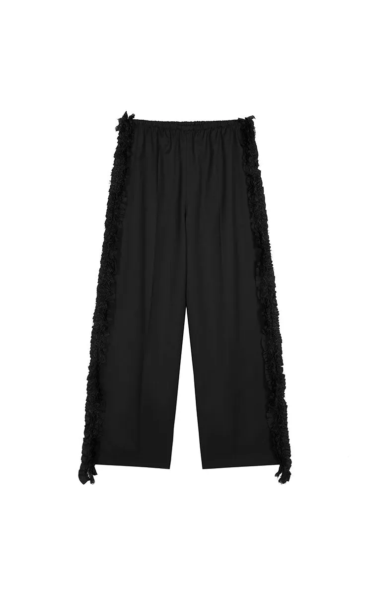 Pants / JNBY Wool-Blend Twill Straight Pants